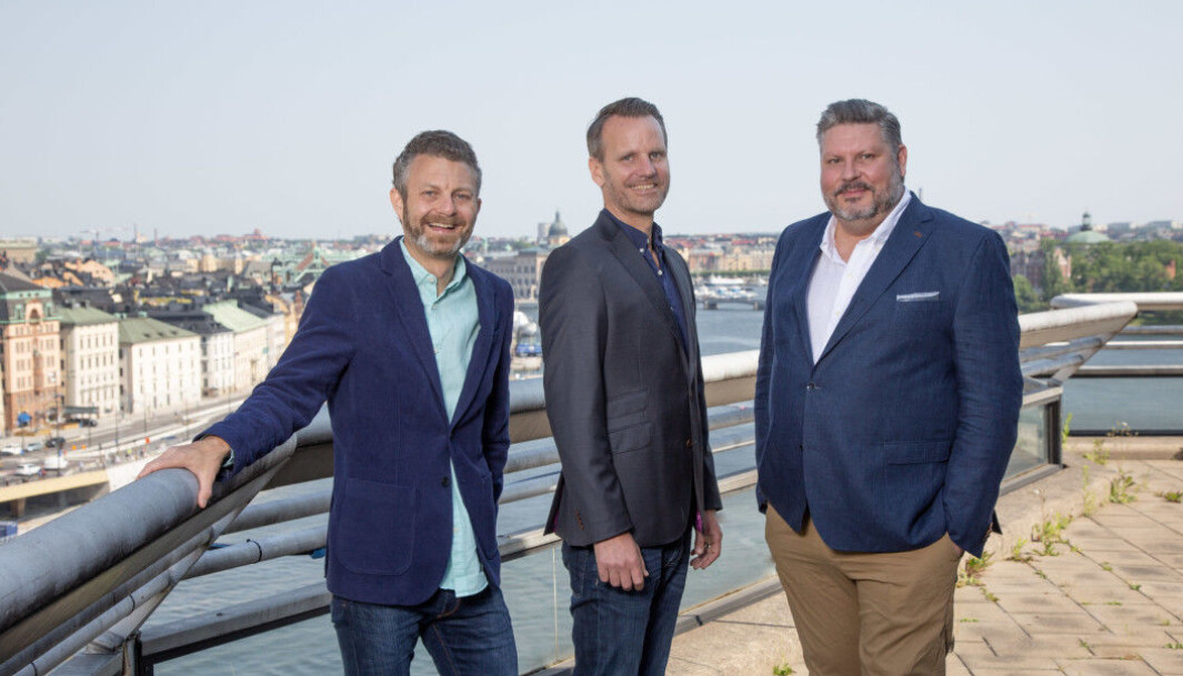 Fra venstre: Michael Wahlgren, Gründer av Pineberry, Christian Litezings, VD i Pineberry, Michael Jäderlind, CEO NOVA Sverige. Fra venstre: Michael Wahlgren, Gründer av Pineberry, Christian Litezings, VD i Pineberry, Michael Jäderlind, CEO NOVA Sverige.