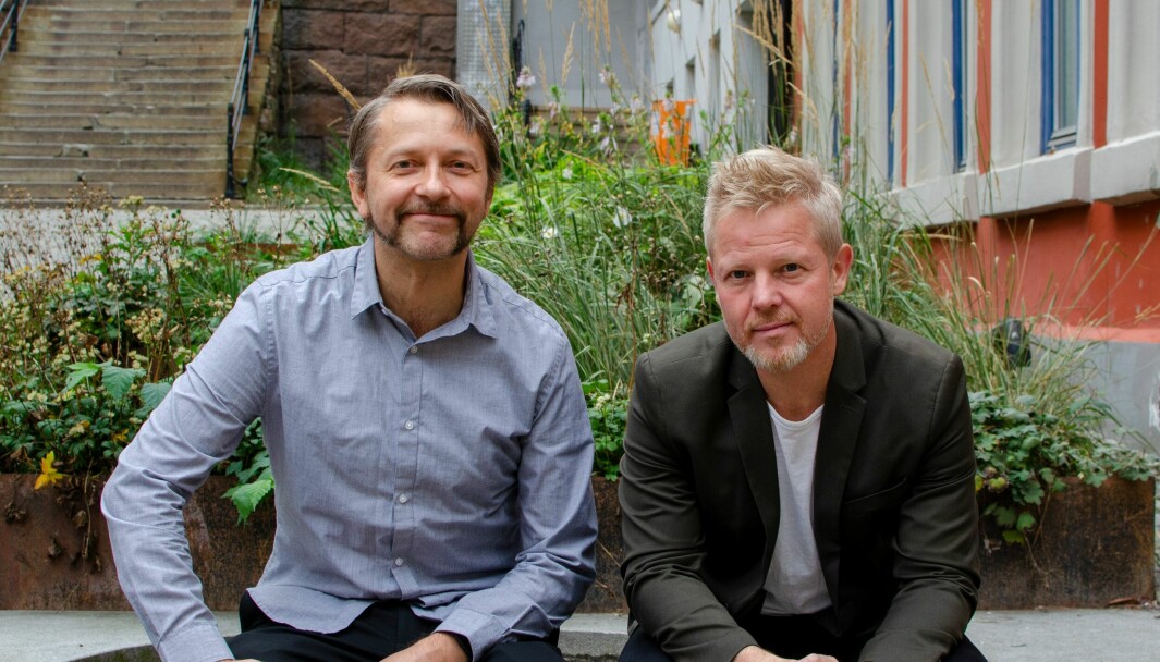 Martin Smedstad Hansen, ny salgssjef i Novacare og Kjetil Melsom Olsen, daglig leder i Novacare