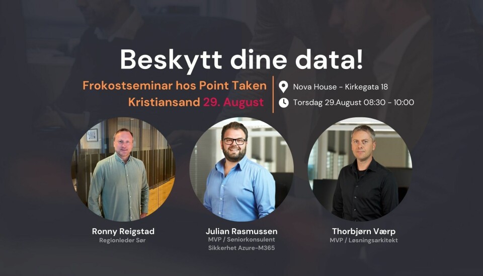 Beskytt dine data!